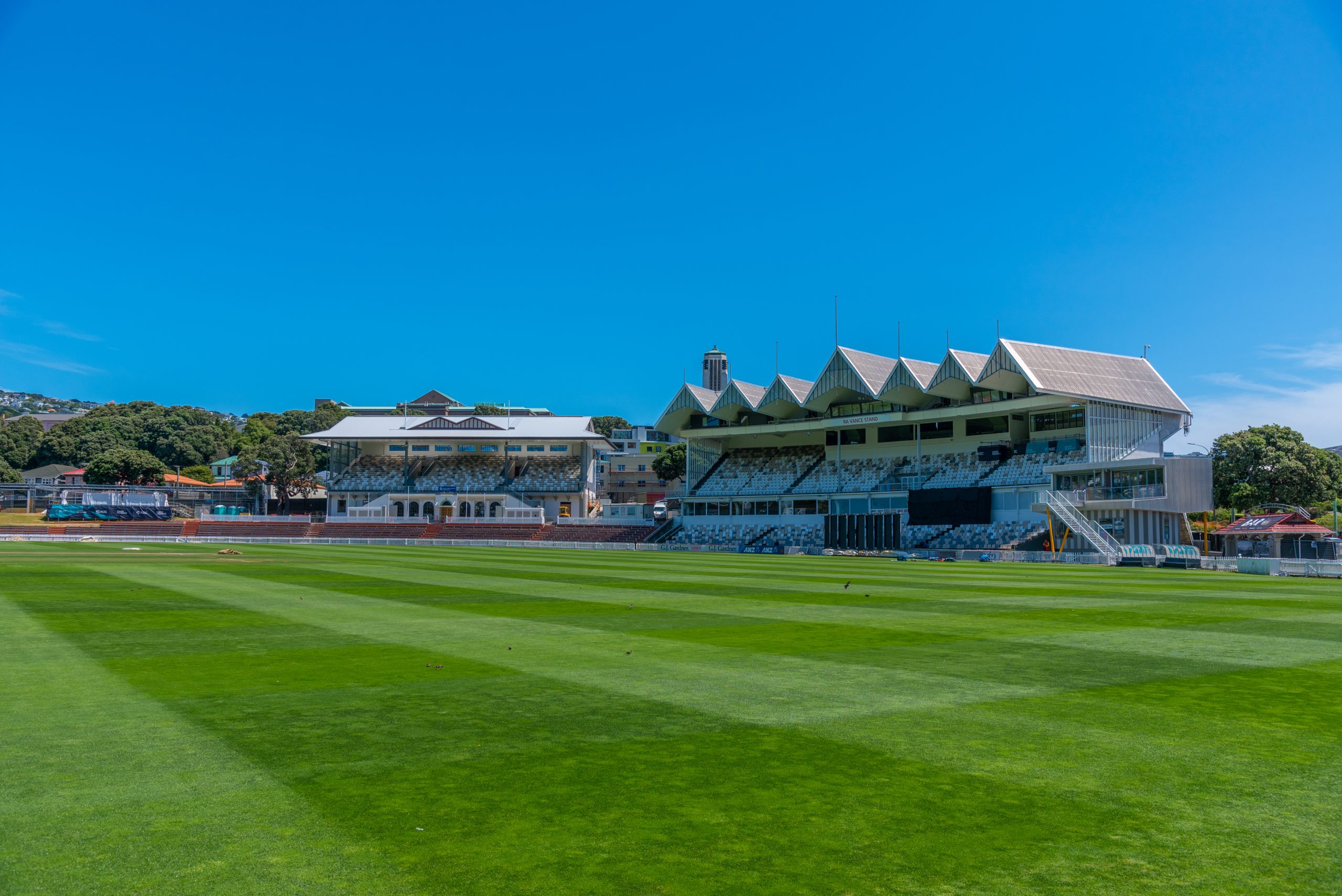 view across a cricket ground